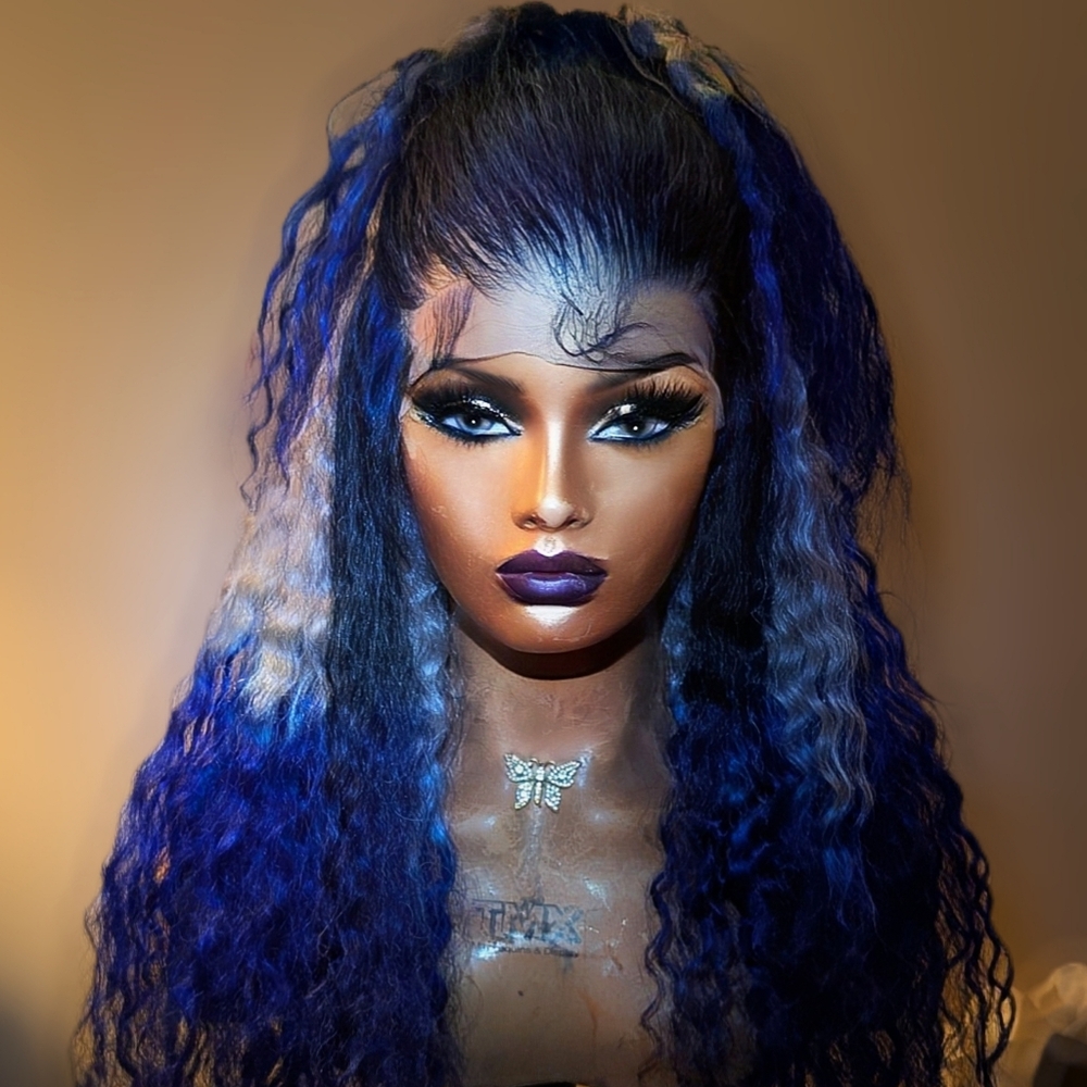 HUMAN HAIR CURLY 13*6 FRONTAL WIG - Picture 2 of 7